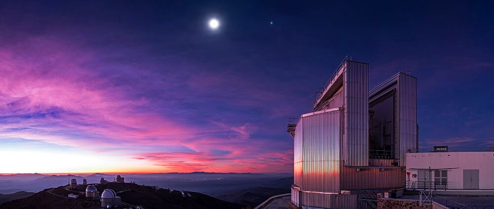 Twilight over La Silla Observatory