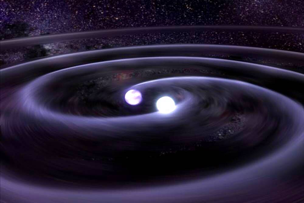 White Dwarf Gravitational Wave Merger. 2 of 5