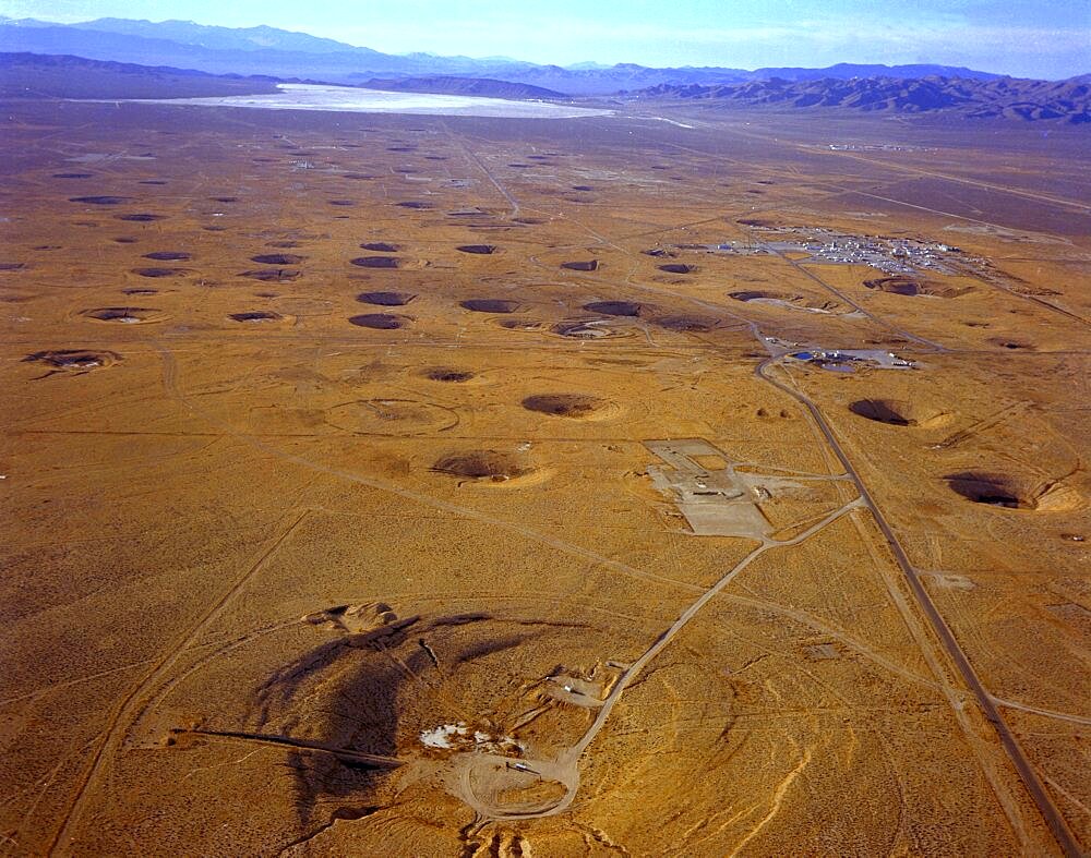 Nevada Test Site Atom Bomb Craters