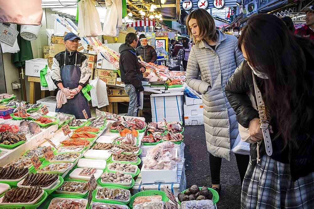 Ameyoko market Street.Tokyo .Japan