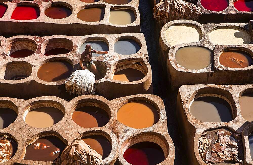 Chouwara tanneries. Fez. Morocco