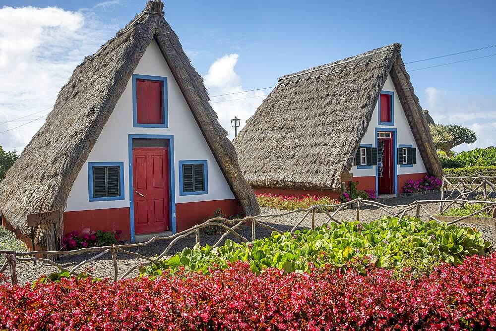 Traditional house, Santana, Madeira, Portugal