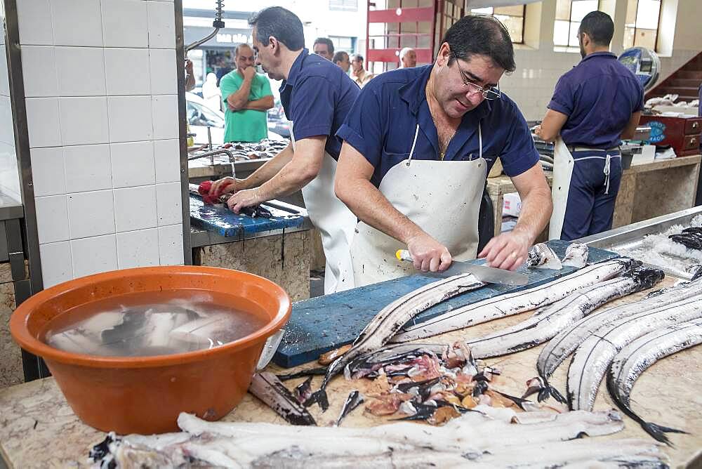 Fish area,  Mercado dos Lavradores,Funchal,Madeira, Portugal