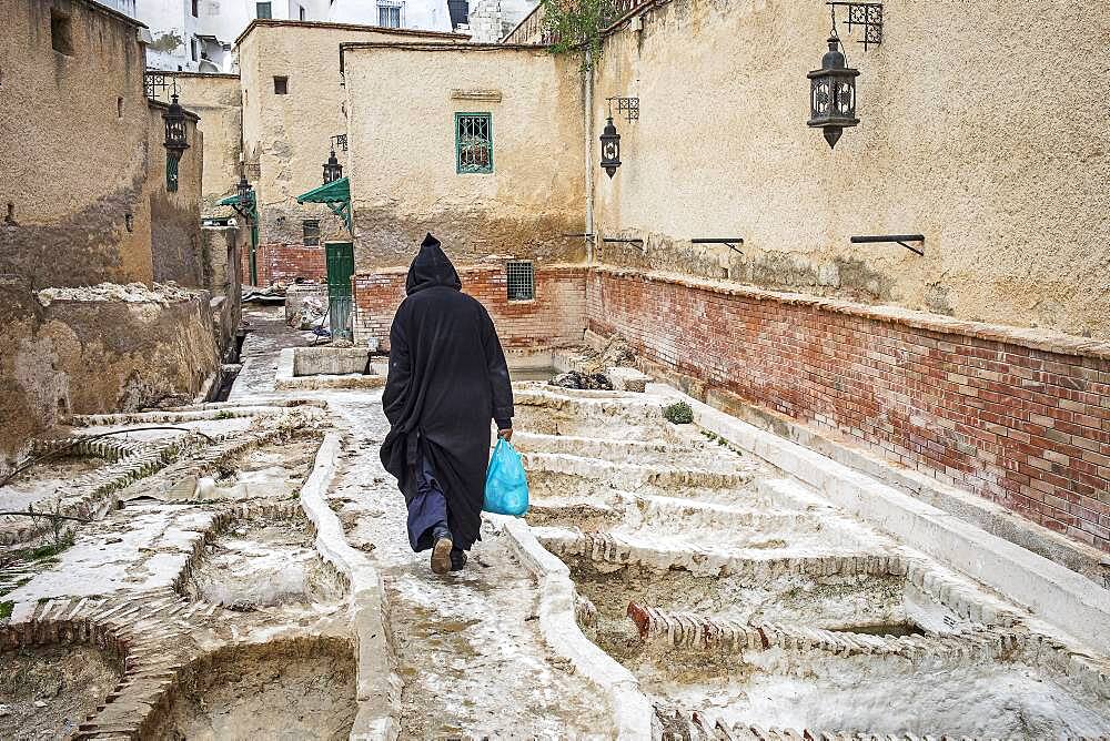 Tannery, medina, UNESCO World Heritage Site,Tetouan, Morocco