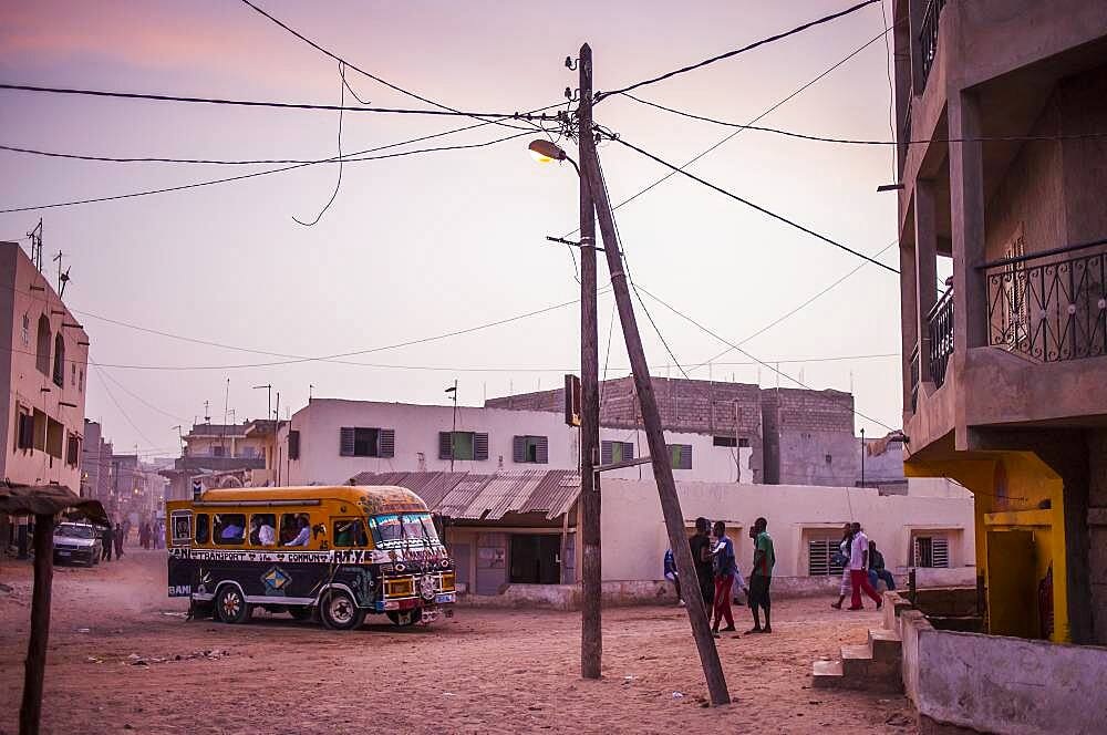 Street scene, medina quarter, Dakar, Senegal