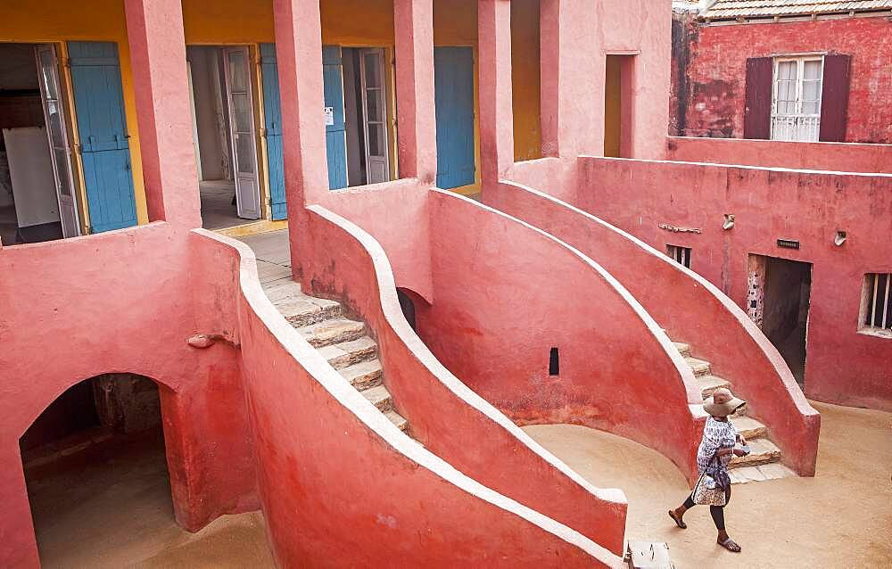 The Slave House, Island of Goree, UNESCO World Heritage Site, near Dakar, Senegal, West Africa, Africa