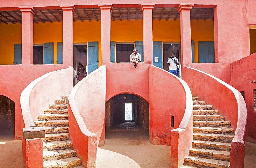 The Slave House, Island of Goree, UNESCO World Heritage Site, near Dakar, Senegal, West Africa, Africa