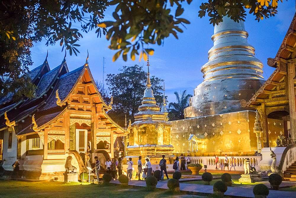 Wat Phra Singh temple, Chiang Mai, Thailand