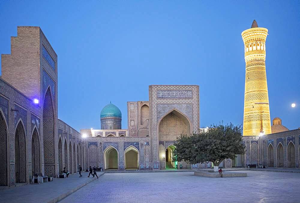 Courtyard of Kalon mosque, Bukhara, Uzbekistan