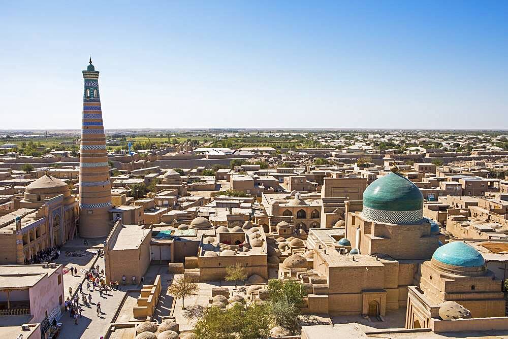 Skyline, Khiva, Uzbekistan