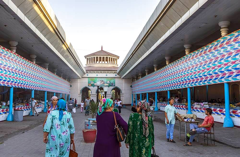 Restaurants or food hall, Chorsu Bazaar,Tashkent, Uzbekistan