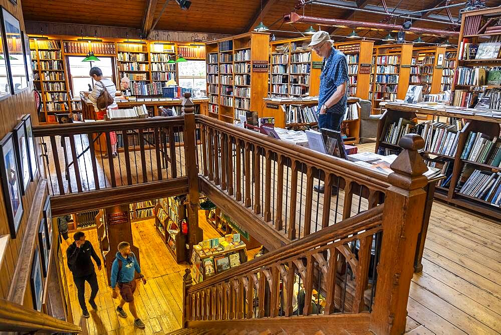 Richard Booth bookshop, Lion Street, Hay on Wye, Wales