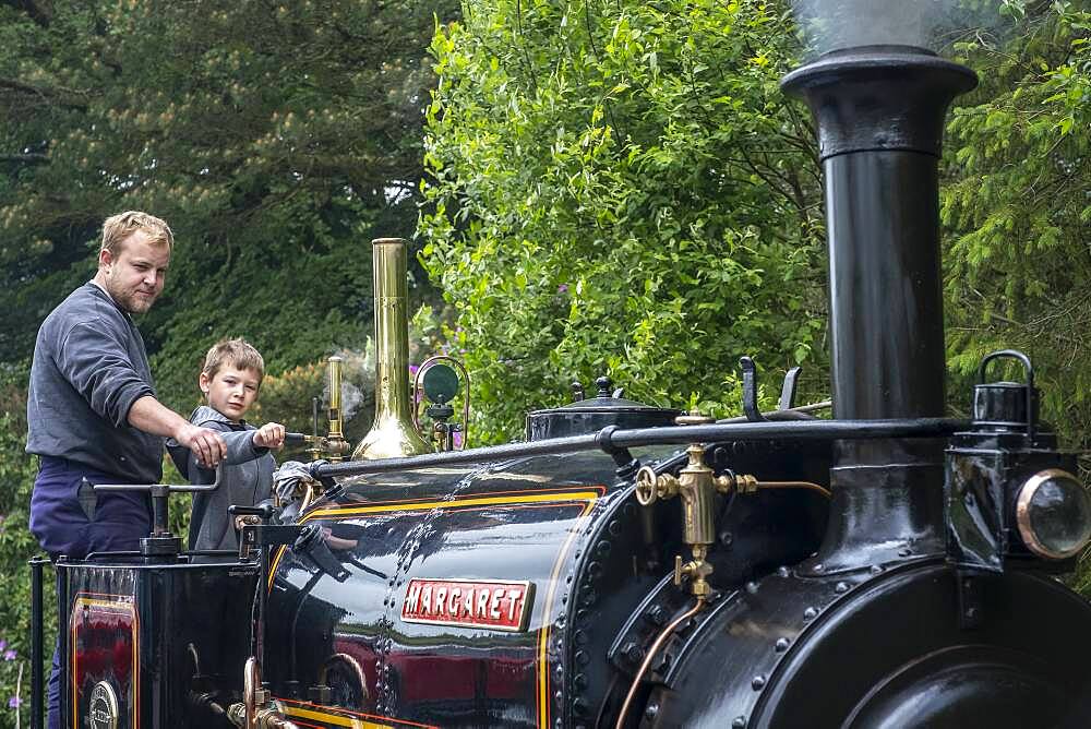 Show for children, Vale of Rheidol Steam Railway,  Devil's Bridge Station, Wales