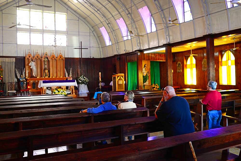 Santa Barbara church, designed by Alexandre-Gustave Eiffel, Santa Rosalia, Baja California Sur, Mexico.