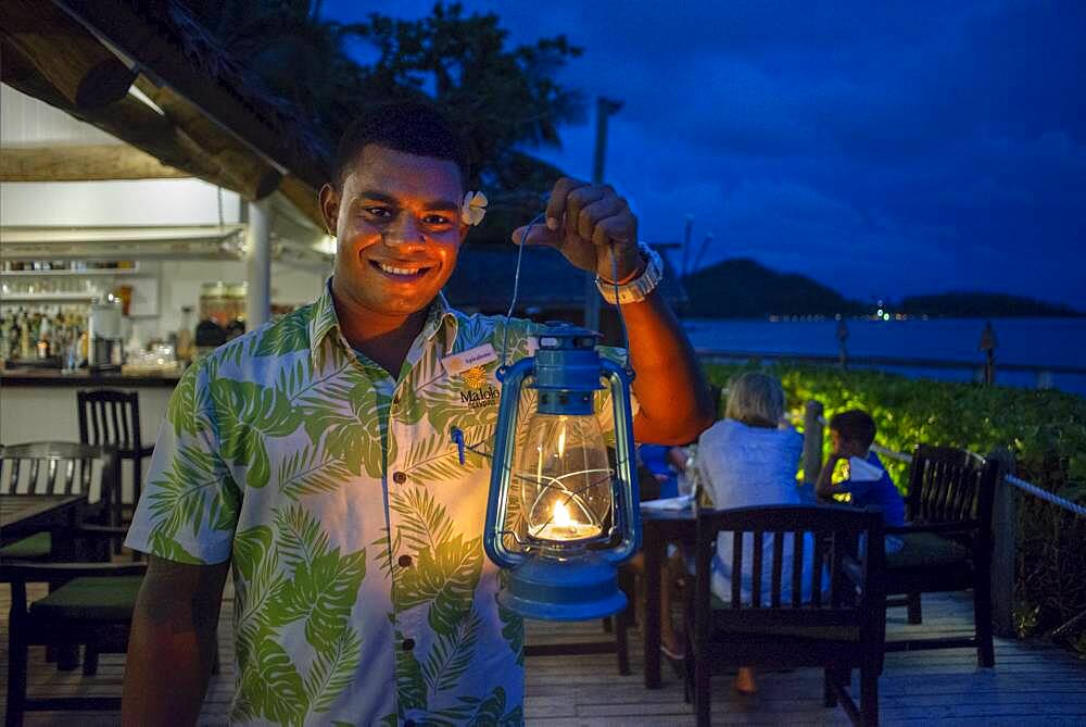 Fine restaurant in Malolo Island Resort and Likuliku Resort, Mamanucas island group Fiji