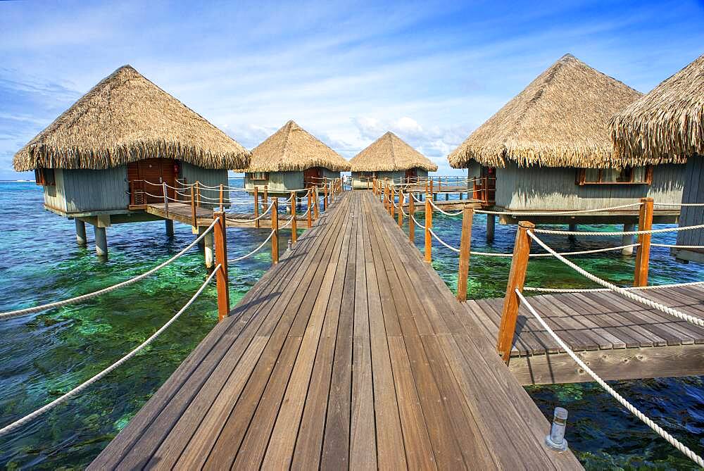 Meridien Hotel on the island of Tahiti, French Polynesia, Tahiti Nui, Society Islands, French Polynesia, South Pacific.