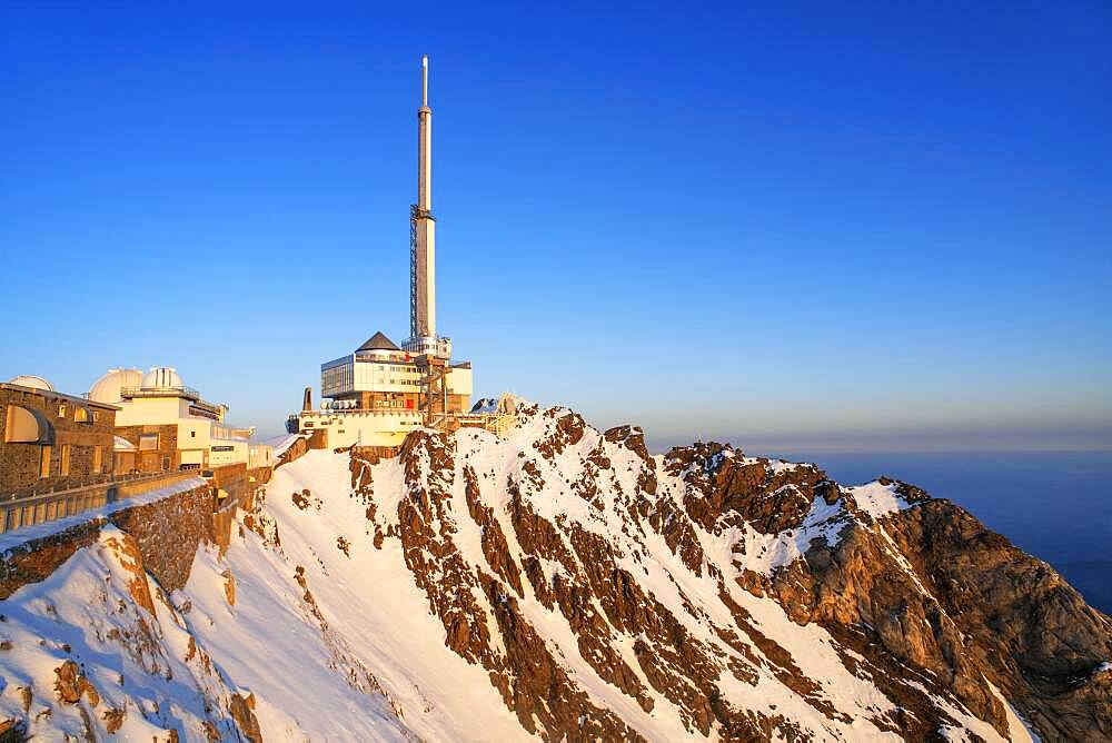 The Observatory Of Pic Du Midi De Bigorre, Hautes Pyrenees, Midi Pyrenees, France