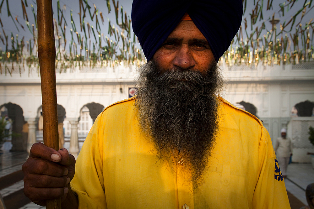 In the Golden Temple complex in Amritsar