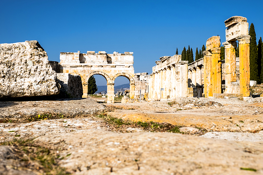 Ruins of Hierapolis an ancient Greek city