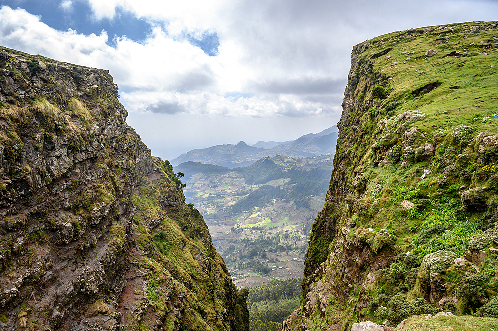 A ravine outside of Debre Berhan, Ethiopia.