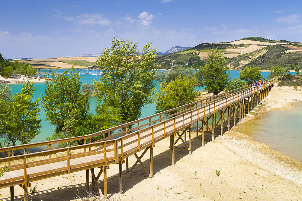 Alloz reservoir. Navarre, Spain, Europe