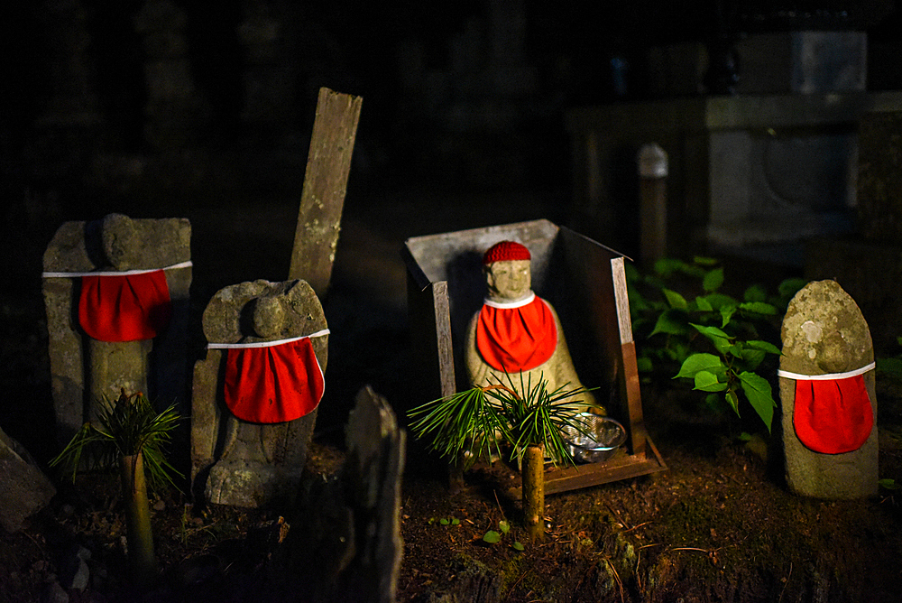 Okunoin, most popular cemetery in Japan, located in Koyasan or Mount Koya.