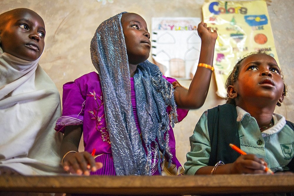 School for children to learn. Afrikable spanish NGO in Lamu island Kenya. This association tries to empower women who have been victims of abuse. By making souvenirs that are later sold in the village store and the schooling of their children.