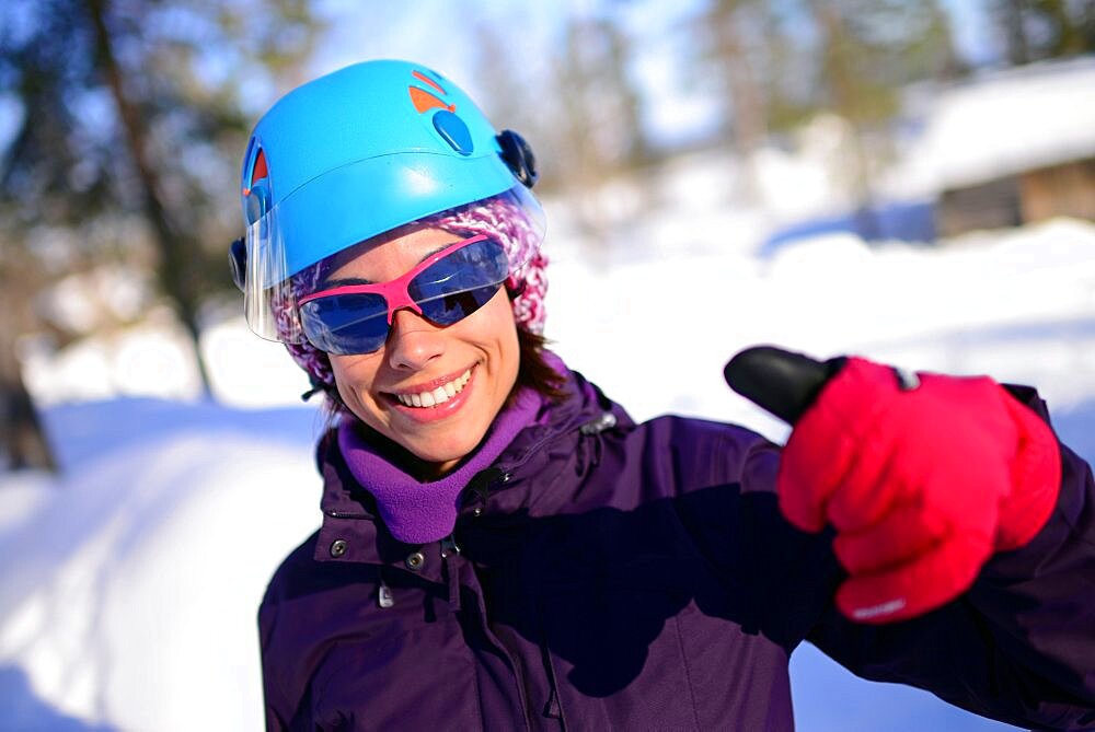 Ice Climbing in Pyha, Lapland, Finland