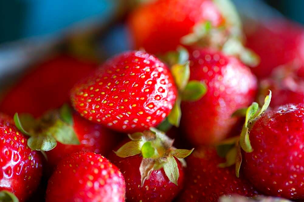 Pile of strawberries