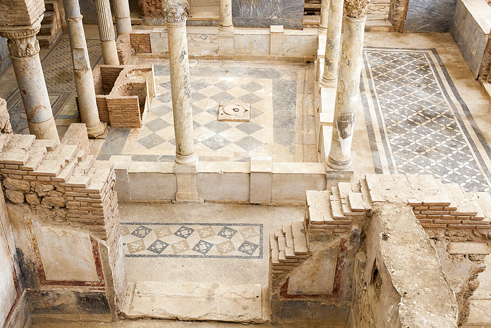 A large room within one of the terrace houses, Ephesus, Turkey