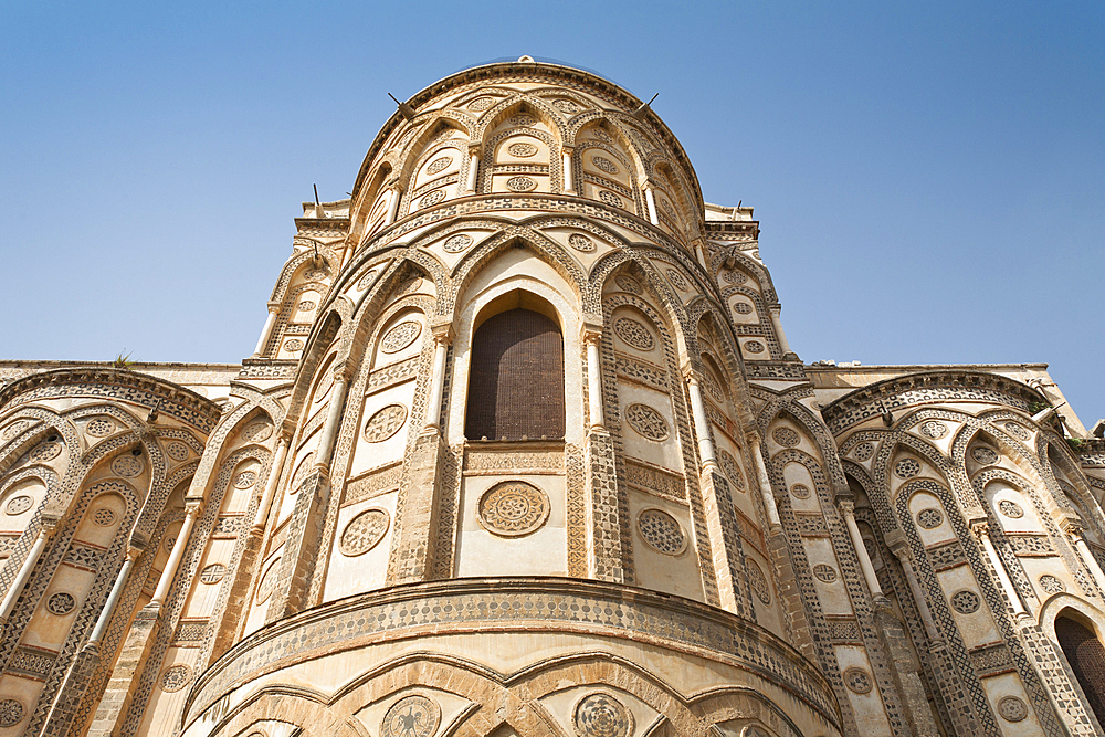 Apse of Monreale Cathedral, Monreale, near Palermo, Sicily, Italy