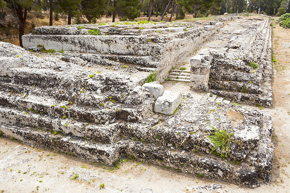 Altar of Hieron II, Neapolis Archaeological Park, Syracuse, Sicily, Italy