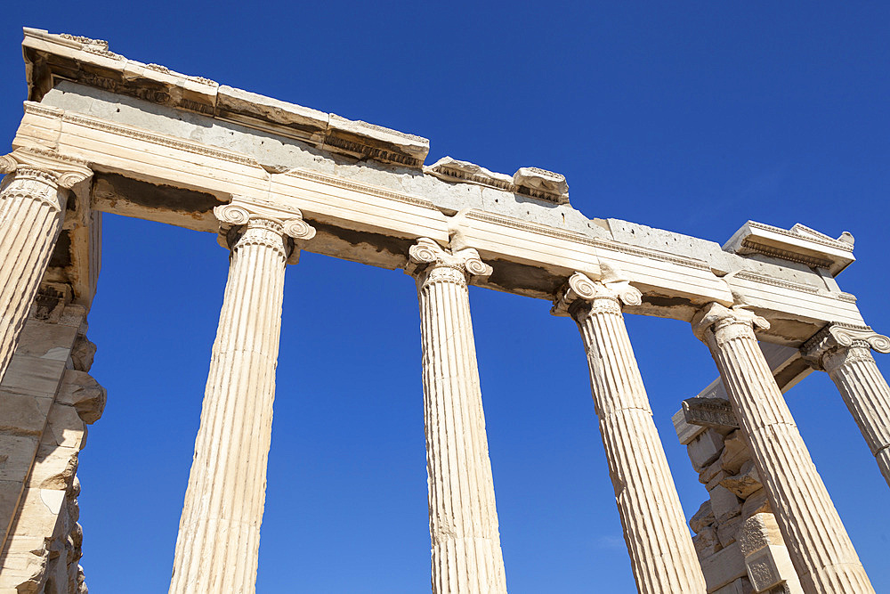 The Erechtheion, at the Acropolis, Athens, Greece