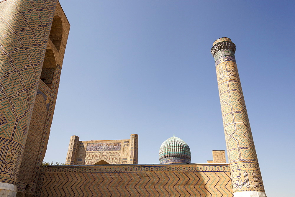 Bibi Khanym Mosque, also known as Bibi Khanum Mosque, Samarkand, Uzbekistan