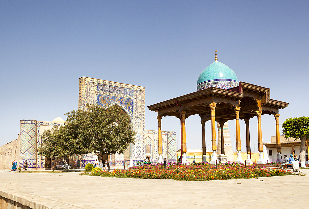 Ulugh Beg Madrasah and Al Gijduvani Memorial, Memorial Complex of Al Gijduvani, Gijduvan, near Bukhara, Uzbekistan