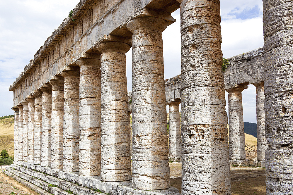 The Doric Temple, Segesta Archaeological Site, Segesta, Province of Trapani, Sicily, Italy