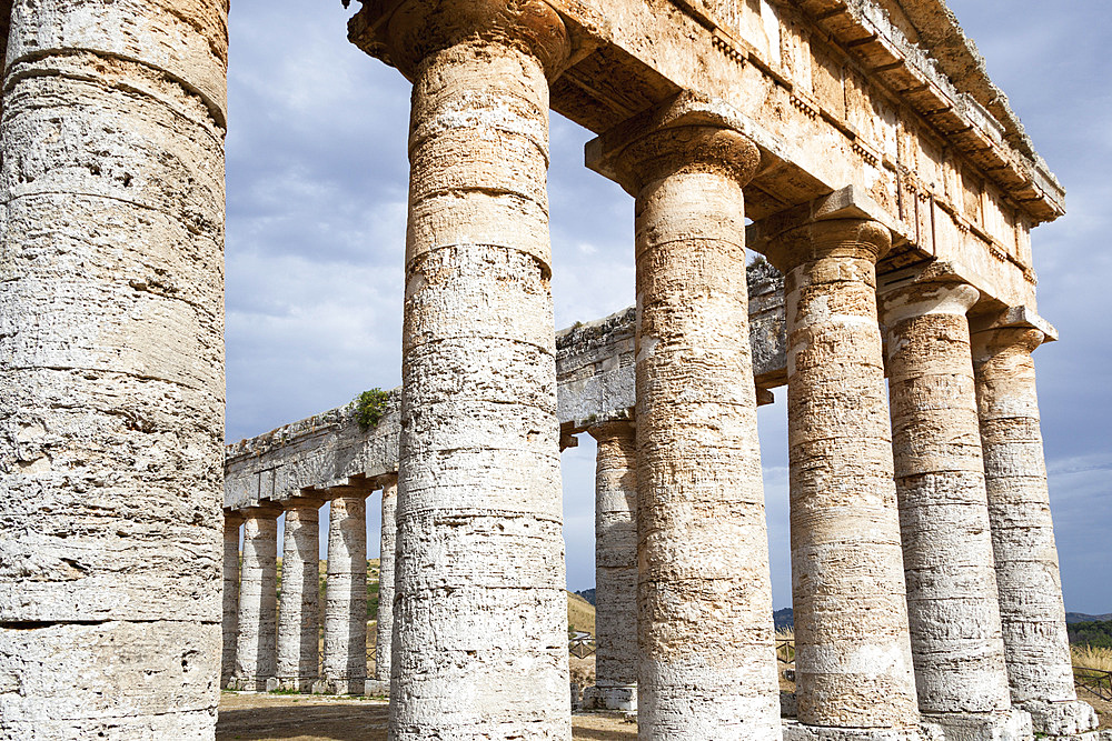 The Doric Temple, Segesta Archaeological Site, Segesta, Province of Trapani, Sicily, Italy