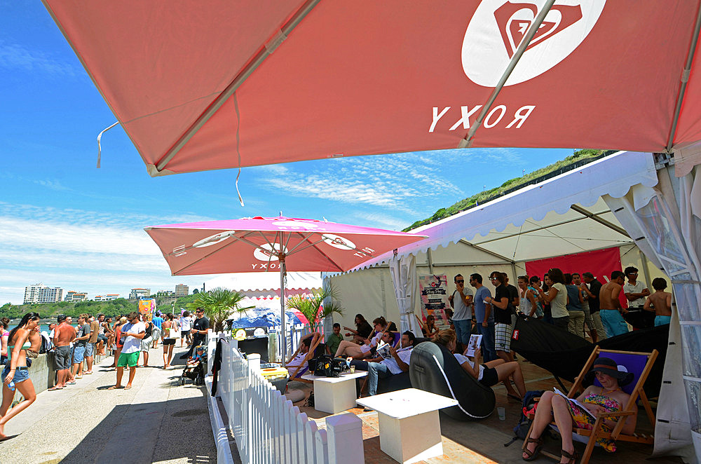 Roxy Pro Biarritz 2012, event of the female surfing world tour,