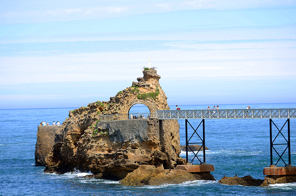 Scenes of Biarritz, France