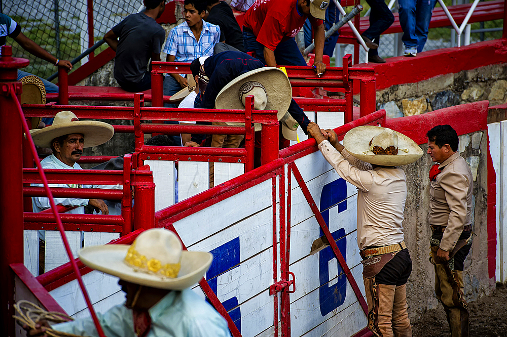 Getting ready to ride a Bull,