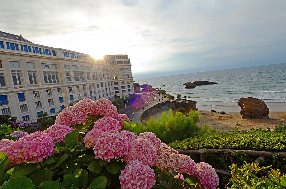 Sunset in Biarritz