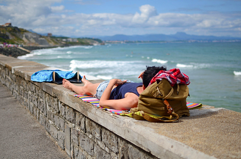 Scenes of Biarritz, France