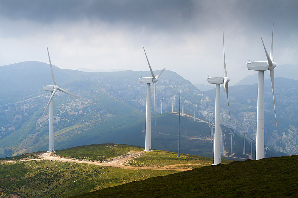 Windmills. Spain.