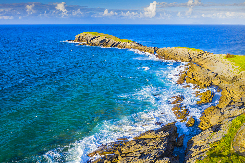 Coastal landscape. La Ballena. Sonabia (Castro Urdiales) Cantabria, Spain, Europe.