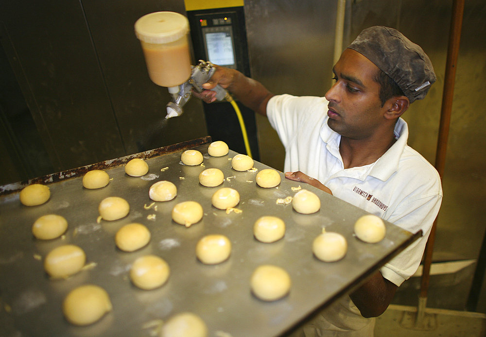 baker at work