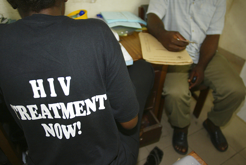 Aids clinic in Nigeria