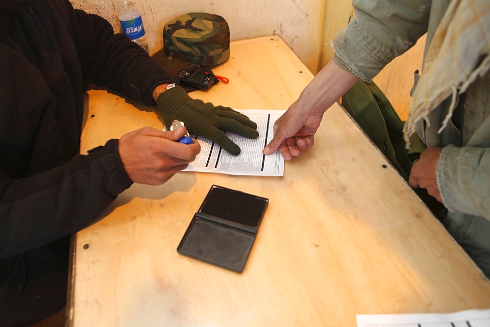 National Afghan Army (ANA) trainingschool in Kabul.