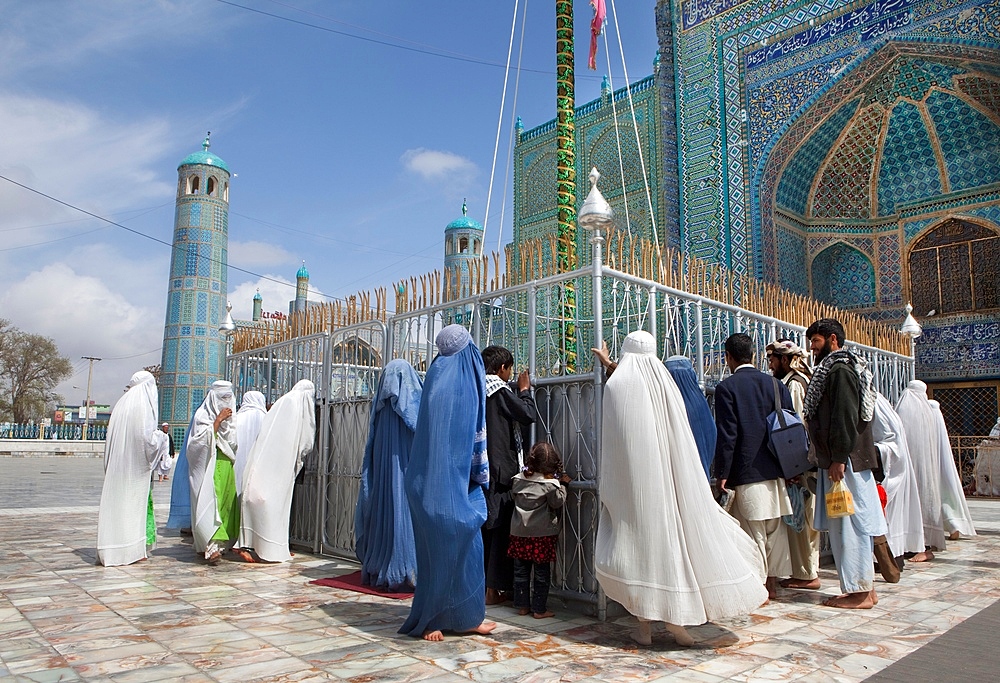 Hazrat ali mosque  in Mazar-i-sharif (afghanistan) where Ali is believed to be burried.