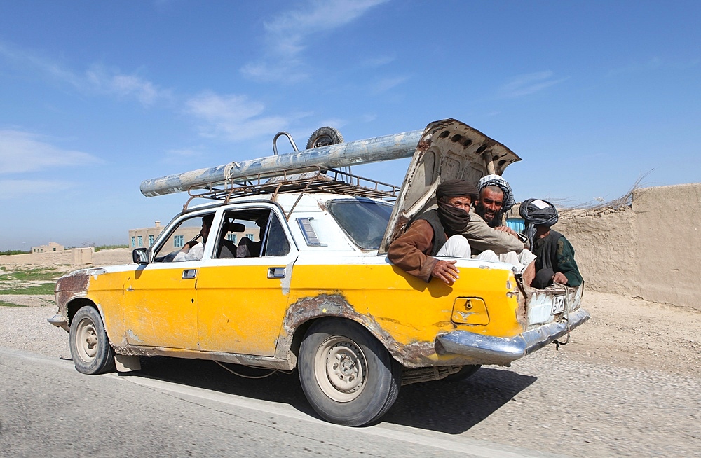 Traffic in Mazar-i-sharif, Afghanistan