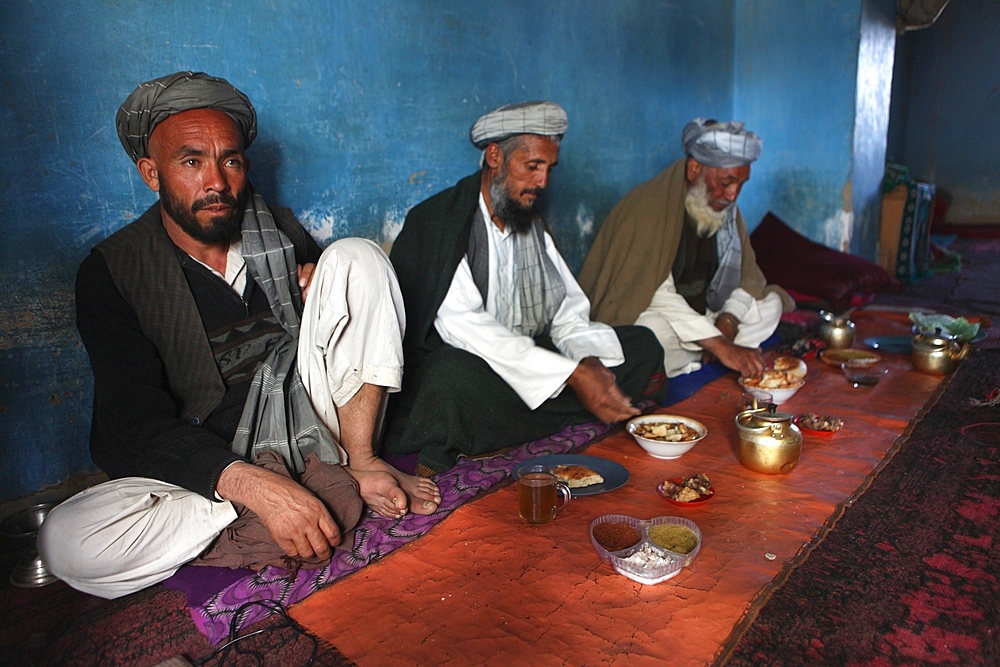 Teashop in Mazar-i-sharif (afghanistan)